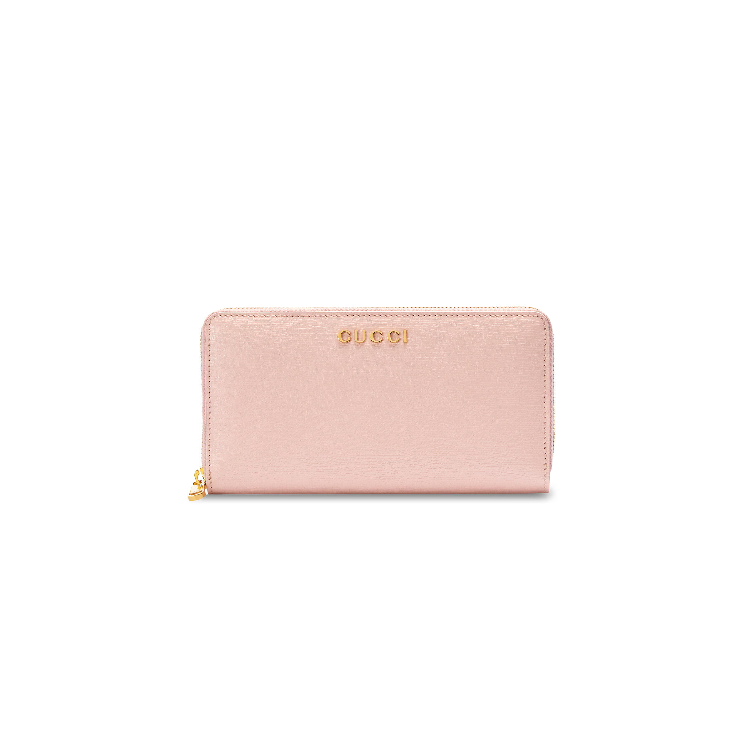 GUCCI ZIP AROUND WALLET WITH GUCCI SCRIPT 772642 (20*12.5*4cm)